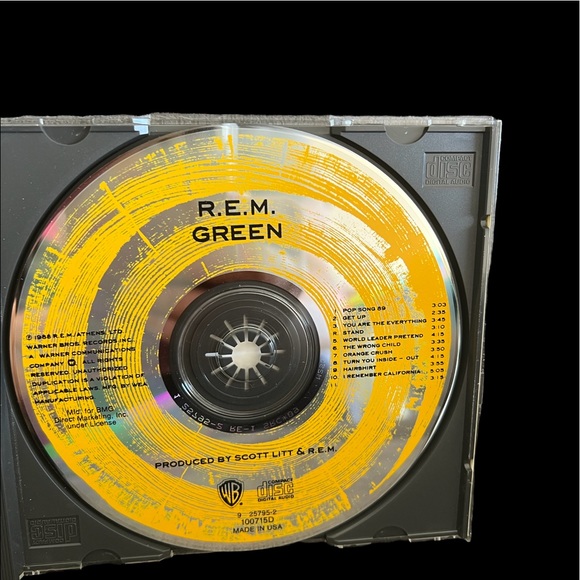Green by R.E.M. (CD, 1990). 
Concord Records 1990 Alternative Rock - Picture 4 of 6